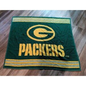 Vintage Biederlack Of The Americas Green Bay Packers Nfl Plush Throw